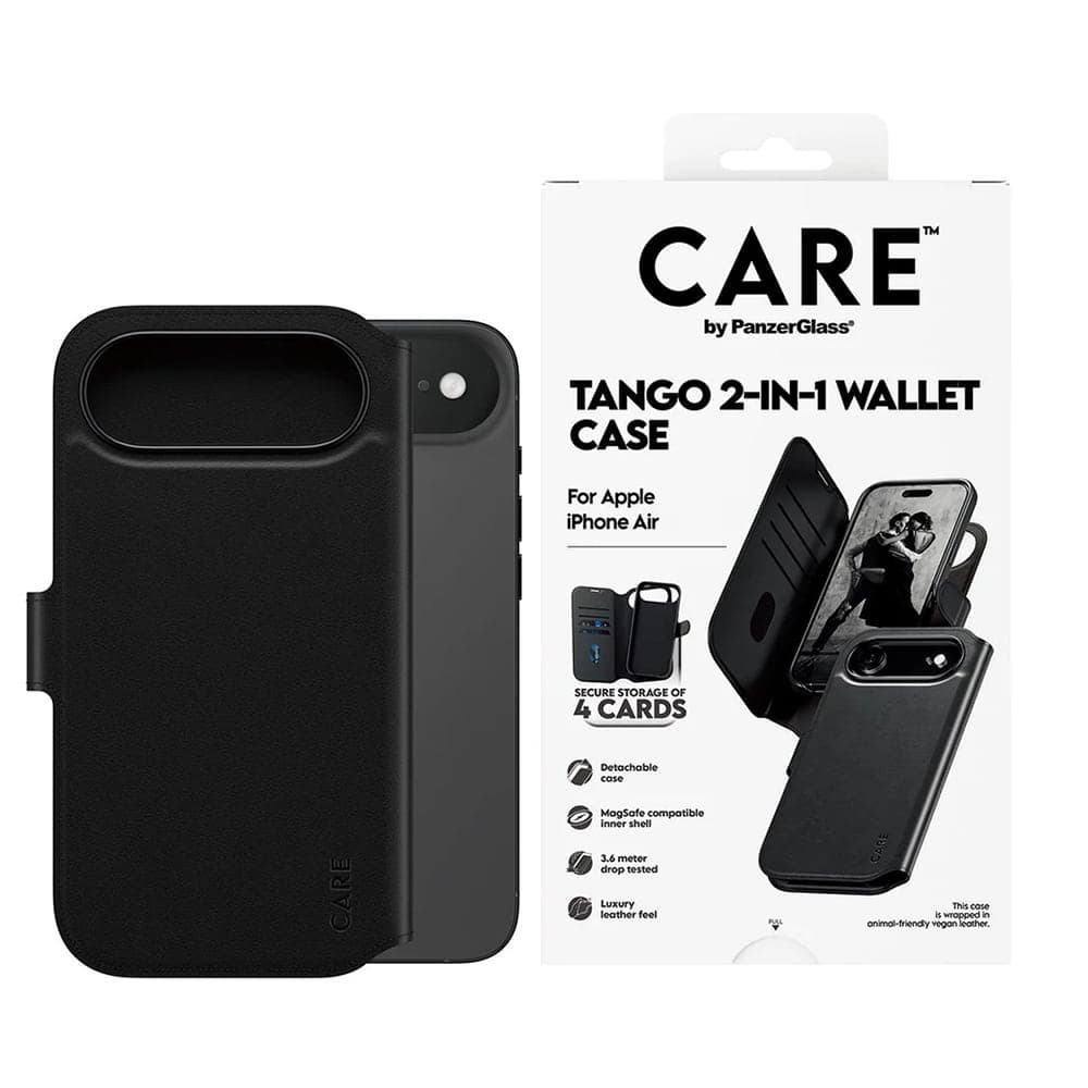 PanzerGlass® CARE Feature MagSafe Case Tango Two-in-One Wallet - θήκη για Apple iPhone 17 - Μαύρο 3