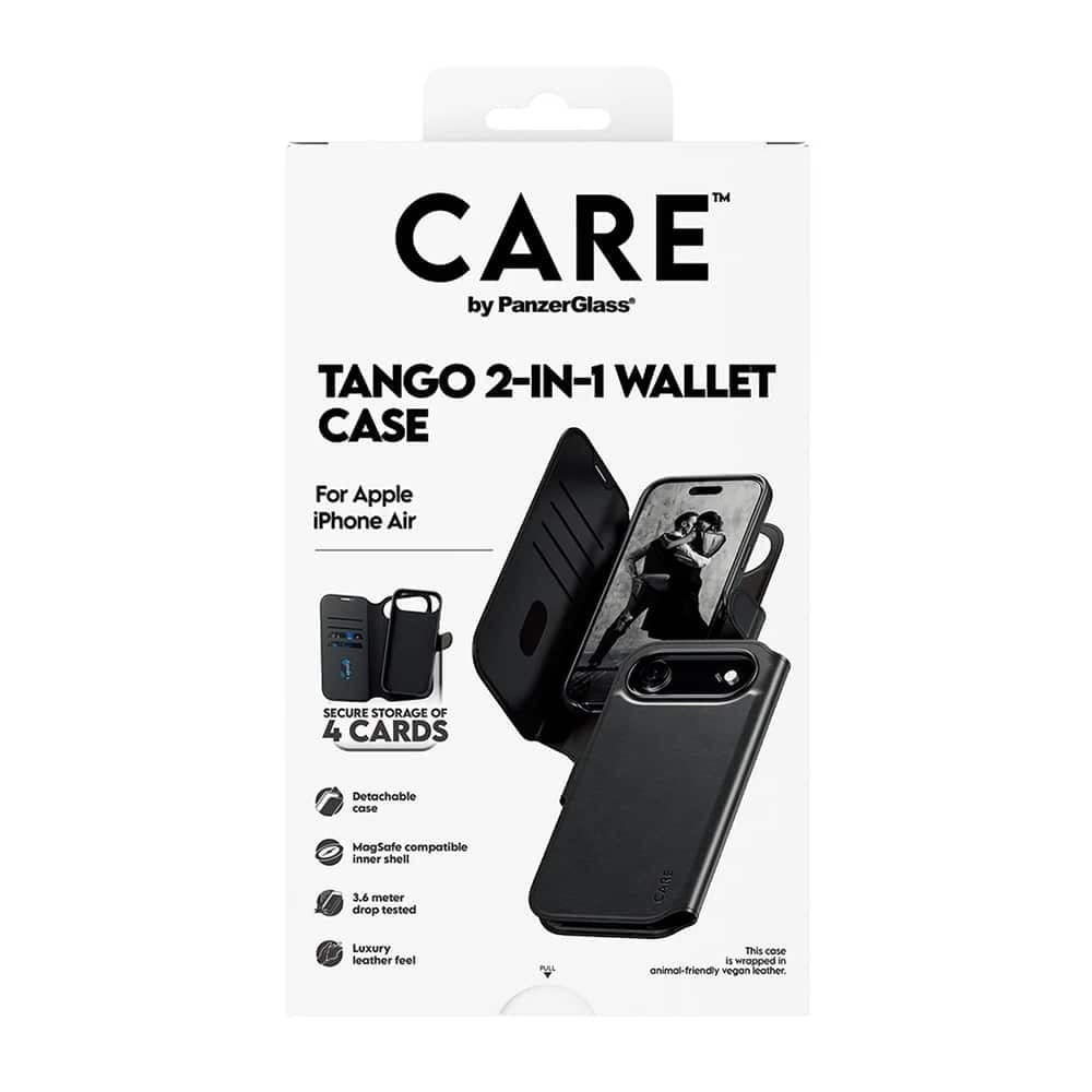 PanzerGlass® CARE Feature MagSafe Case Tango Two-in-One Wallet - θήκη για Apple iPhone 17 - Μαύρο 5