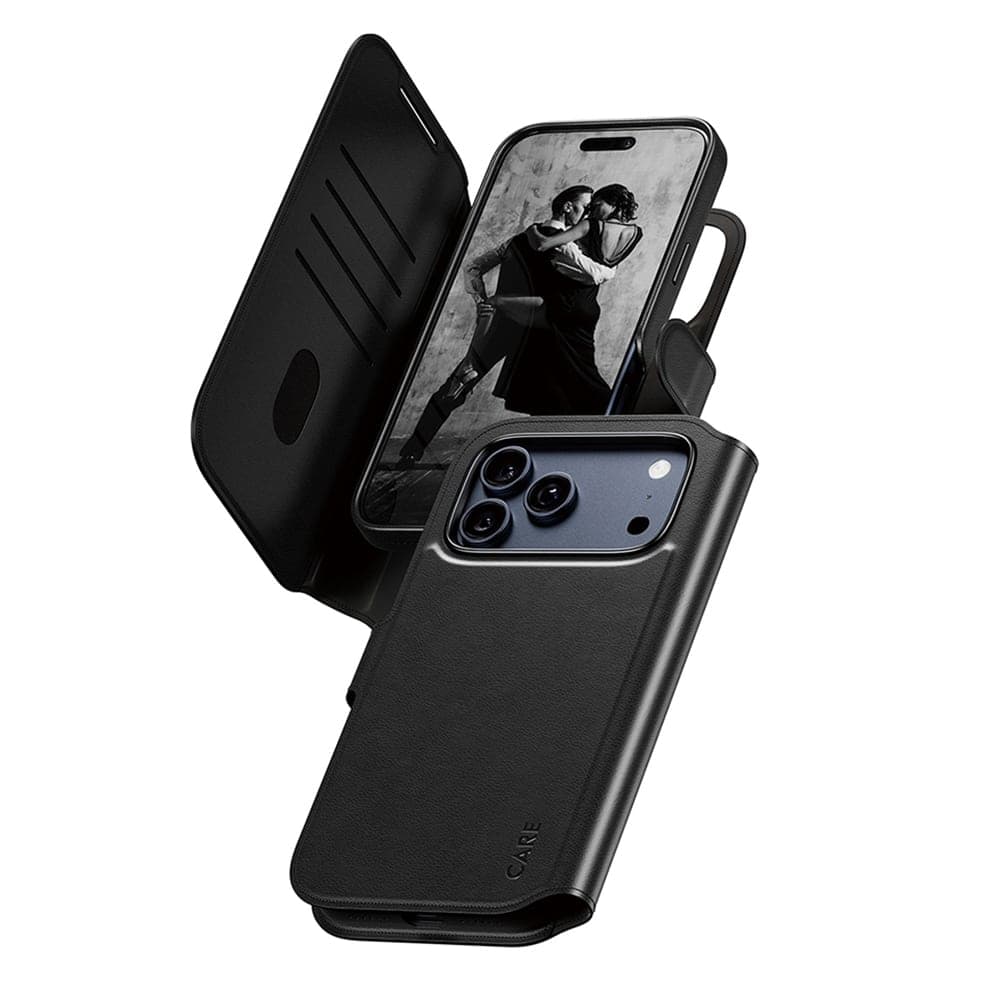 PanzerGlass® CARE Feature MagSafe Case Tango Two-in-One Wallet - θήκη για Apple iPhone 17 Pro Max - Μαύρο