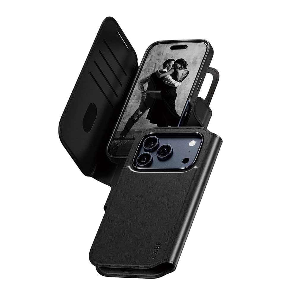 PanzerGlass® CARE Feature MagSafe Case Tango Two-in-One Wallet - θήκη για Apple iPhone 17 Pro - Μαύρο