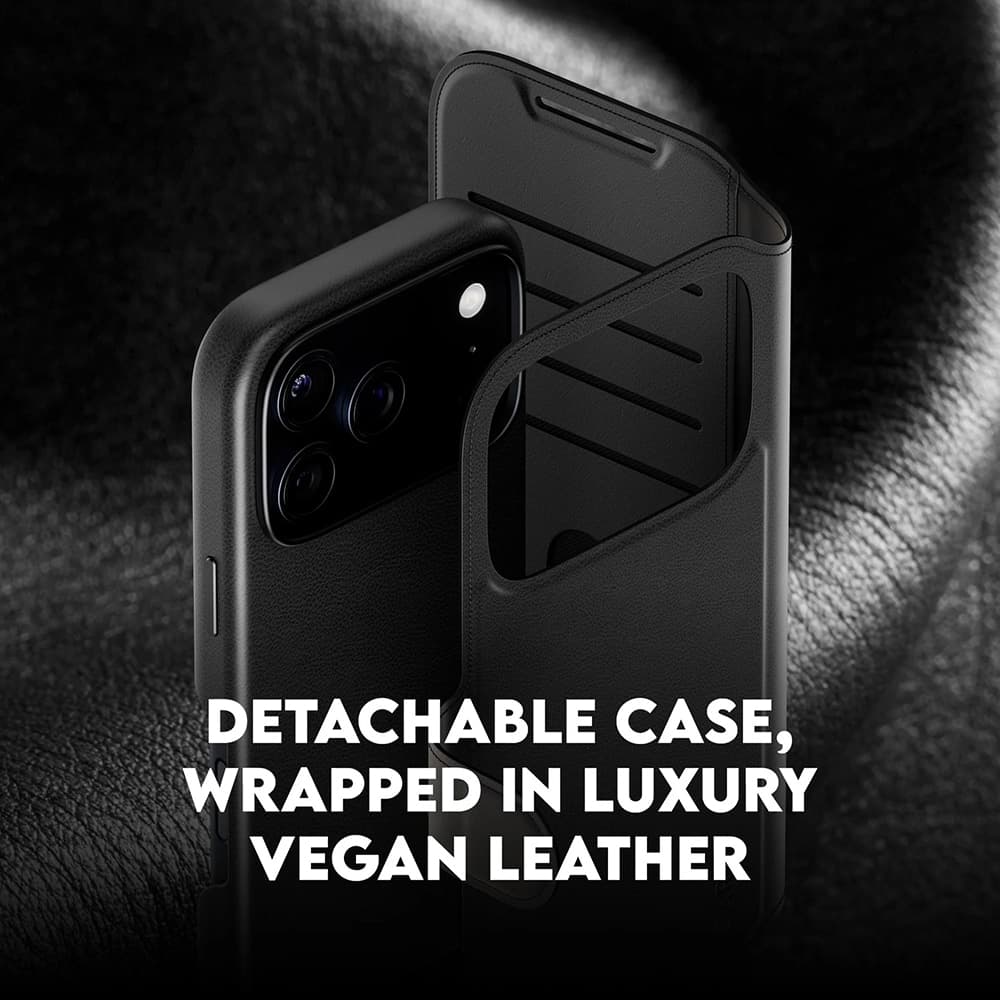 PanzerGlass® CARE Feature MagSafe Case Tango Two-in-One Wallet - θήκη για Apple iPhone 17 Pro - Μαύρο 6