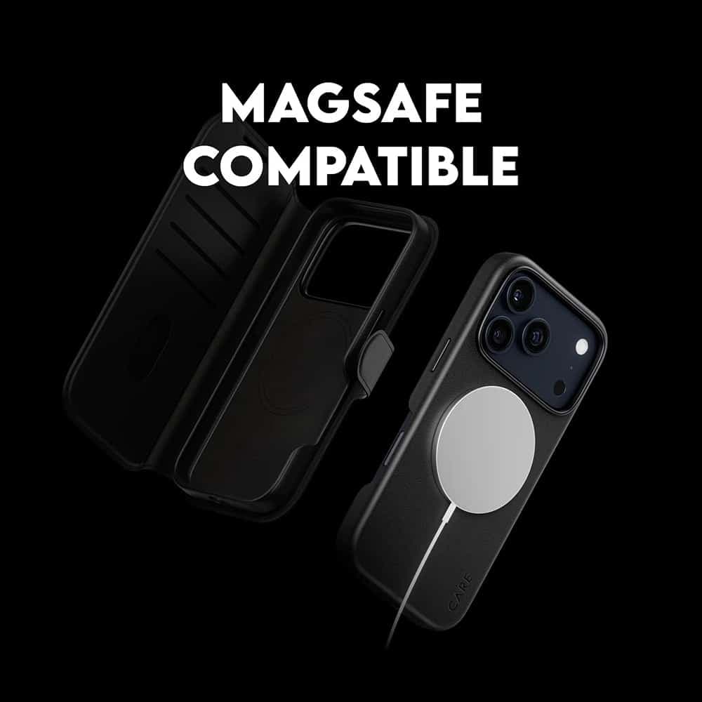 PanzerGlass® CARE Feature MagSafe Case Tango Two-in-One Wallet - θήκη για Apple iPhone 17 Pro - Μαύρο 7