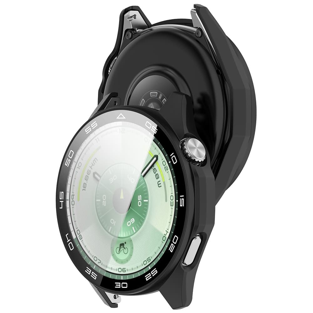 Techsuit - Defense360 Pro Περιφέρεια + Προστατευτικό Οθόνης - Huawei Watch Gt 6 46mm - Μαύρο 2