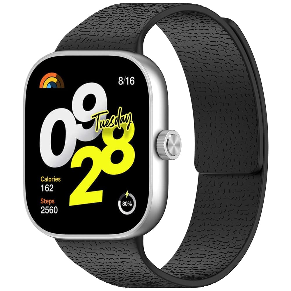 Techsuit Watchband (W016) - θήκη για Xiaomi Smart Band 9 Pro / 8 Redmi Watch 4 5 - Μαύρο