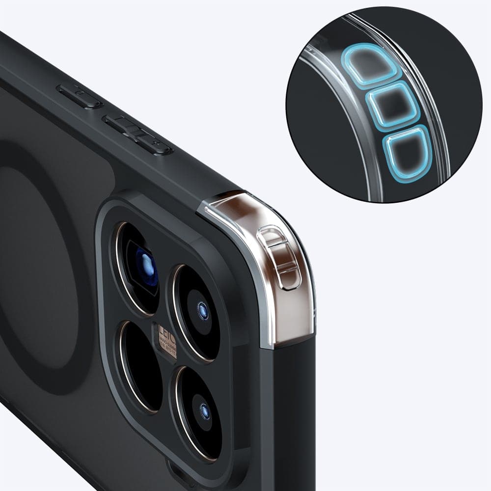 Techsuit PureFrost MagSafe - θήκη για Xiaomi 15T - Μαύρο 5