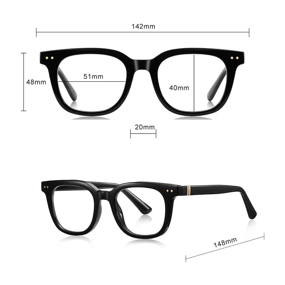 Techsuit - Anti-Blue Light Glasses Reflex Pc (2229) - For Men, Round, Tr90&metal Frame, Ac Lens - Transparent/gray 7