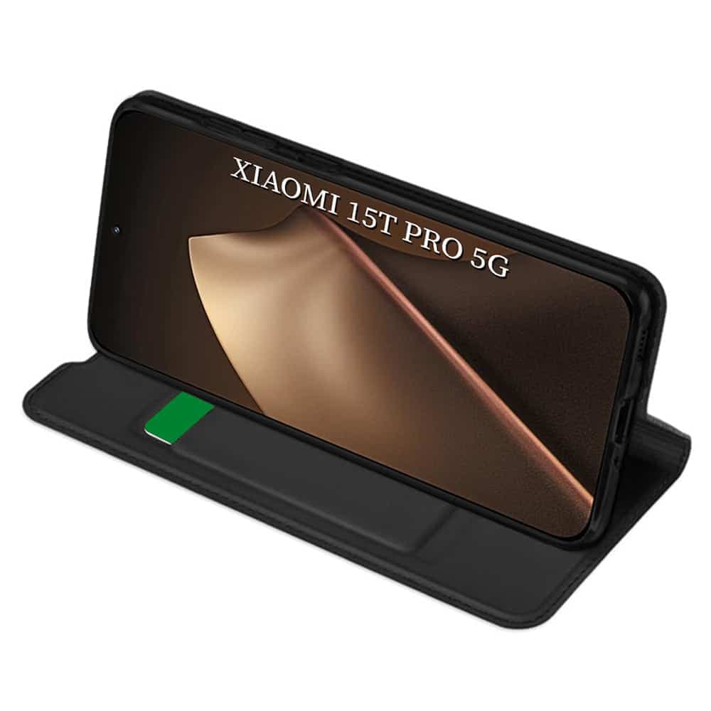 Techsuit Magskin Book - θήκη για Xiaomi 15T Pro - Μαύρο 2