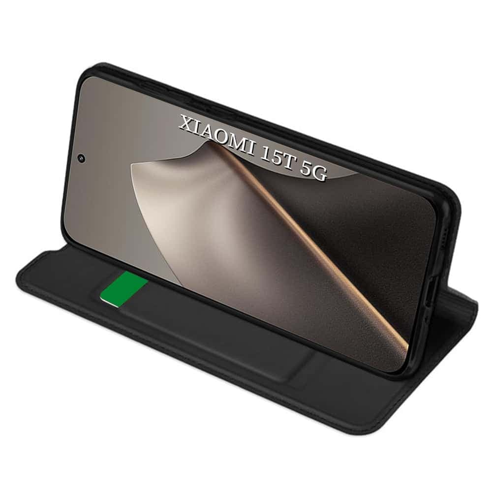 Techsuit Magskin Book - θήκη για Xiaomi 15T - Μαύρο 2