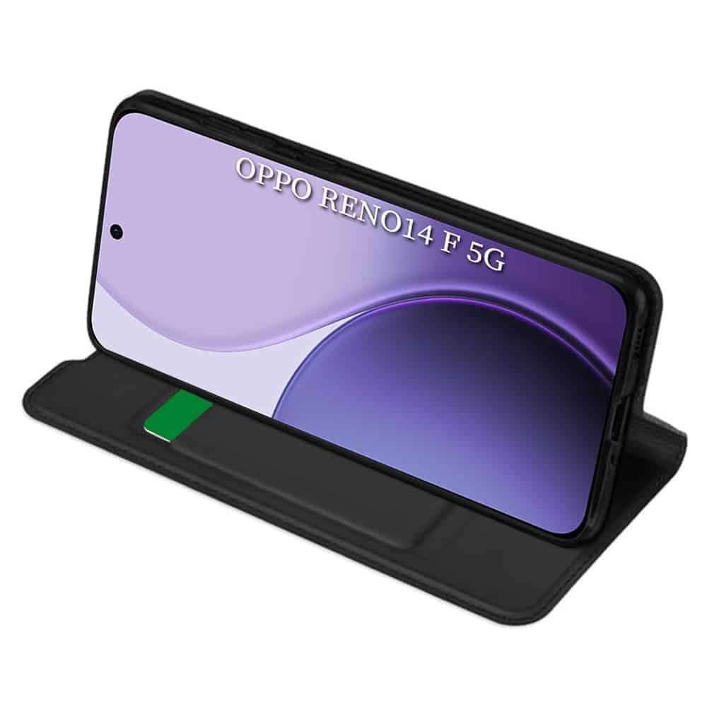 Techsuit Magskin Book - θήκη για Oppo Reno14 / F FS 5G - Μαύρο 2