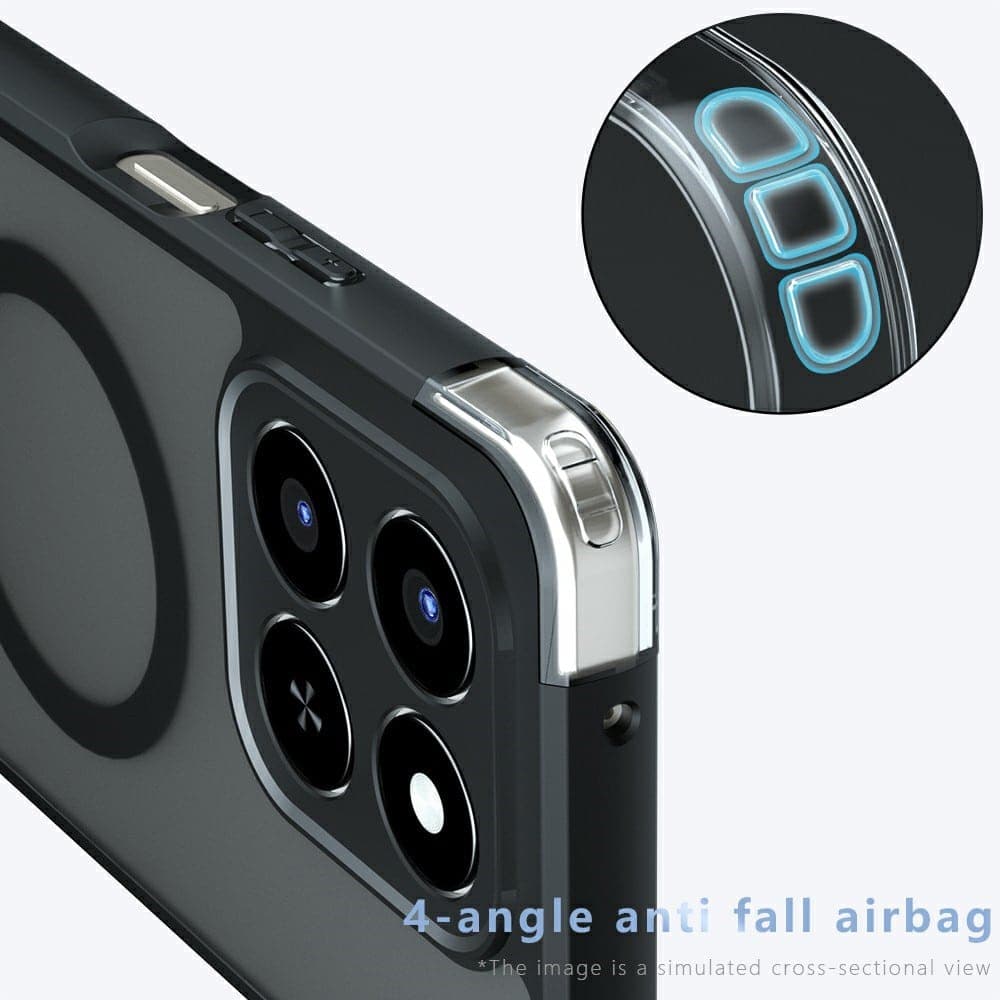 Techsuit PureFrost - θήκη για Honor 400 Smart / 4G X7d - Μαύρο 5