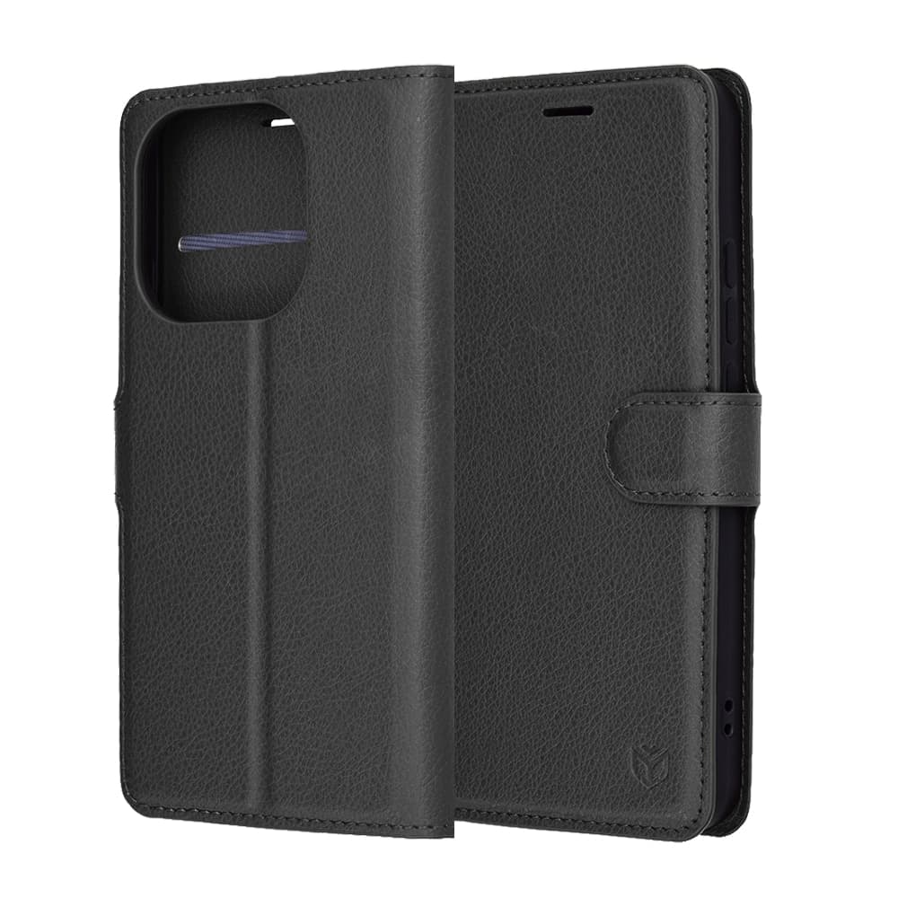 Techsuit Leather Folio - θήκη για Xiaomi 15T - Μαύρο 6