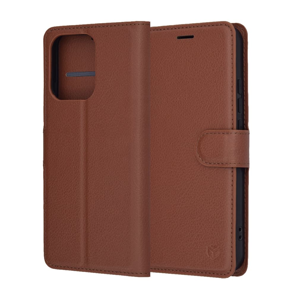 Techsuit - Δερμάτινη Θήκη Φάκελος - Oppo Reno14 F / Reno14 Fs 5g - Καφέ 6