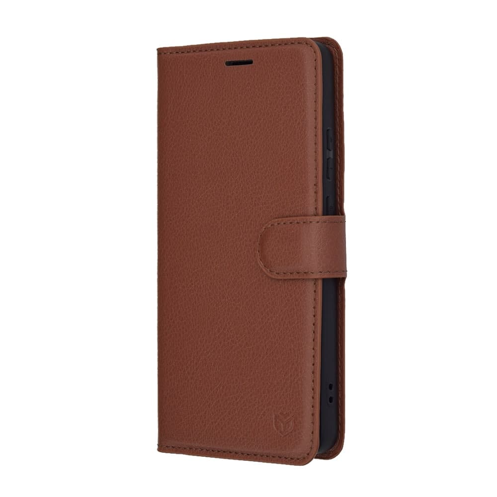 Techsuit Leather Folio - θήκη για Motorola Moto G86 Power - Καφέ 4