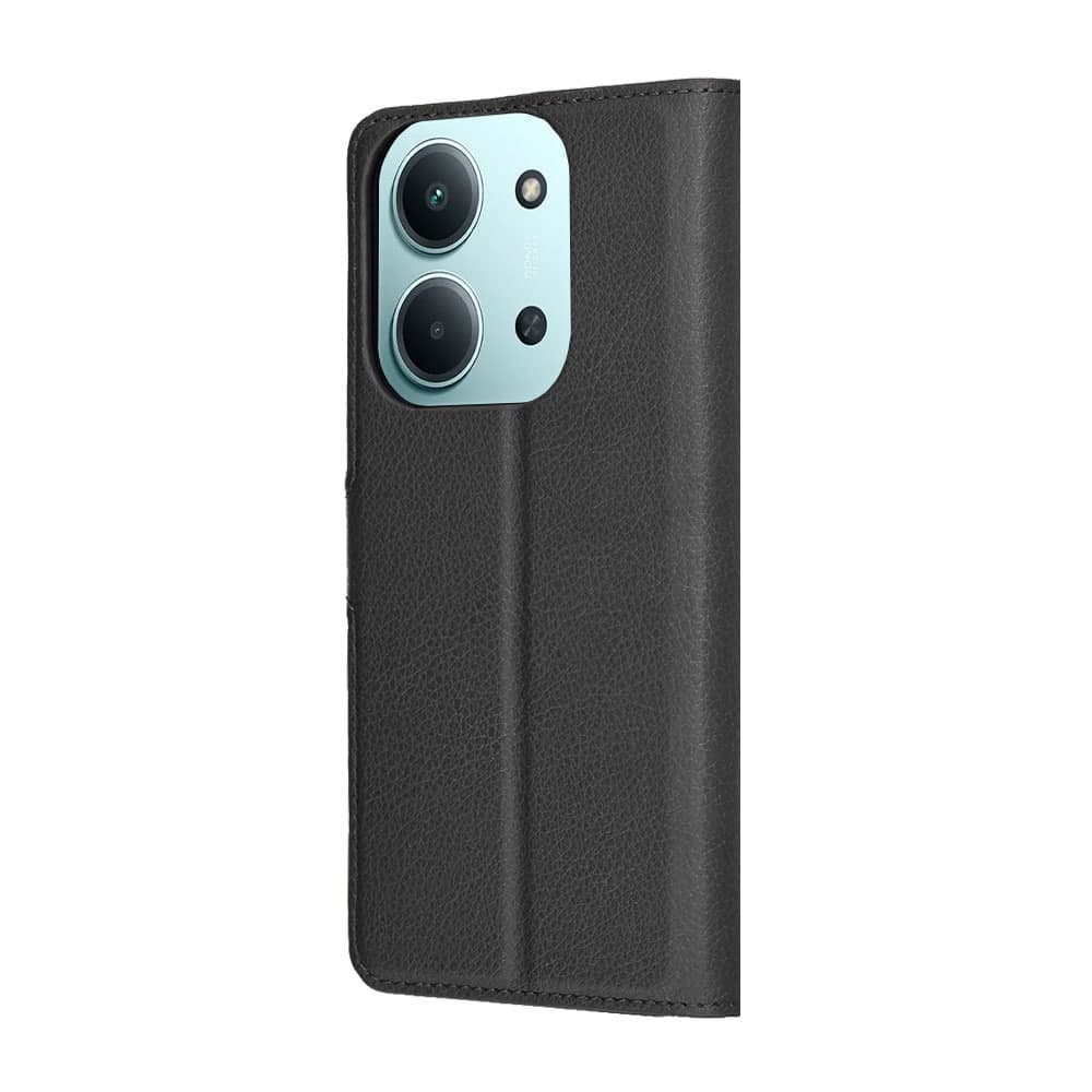 Techsuit Leather Folio - θήκη για Xiaomi Redmi 15C - Μαύρο 5