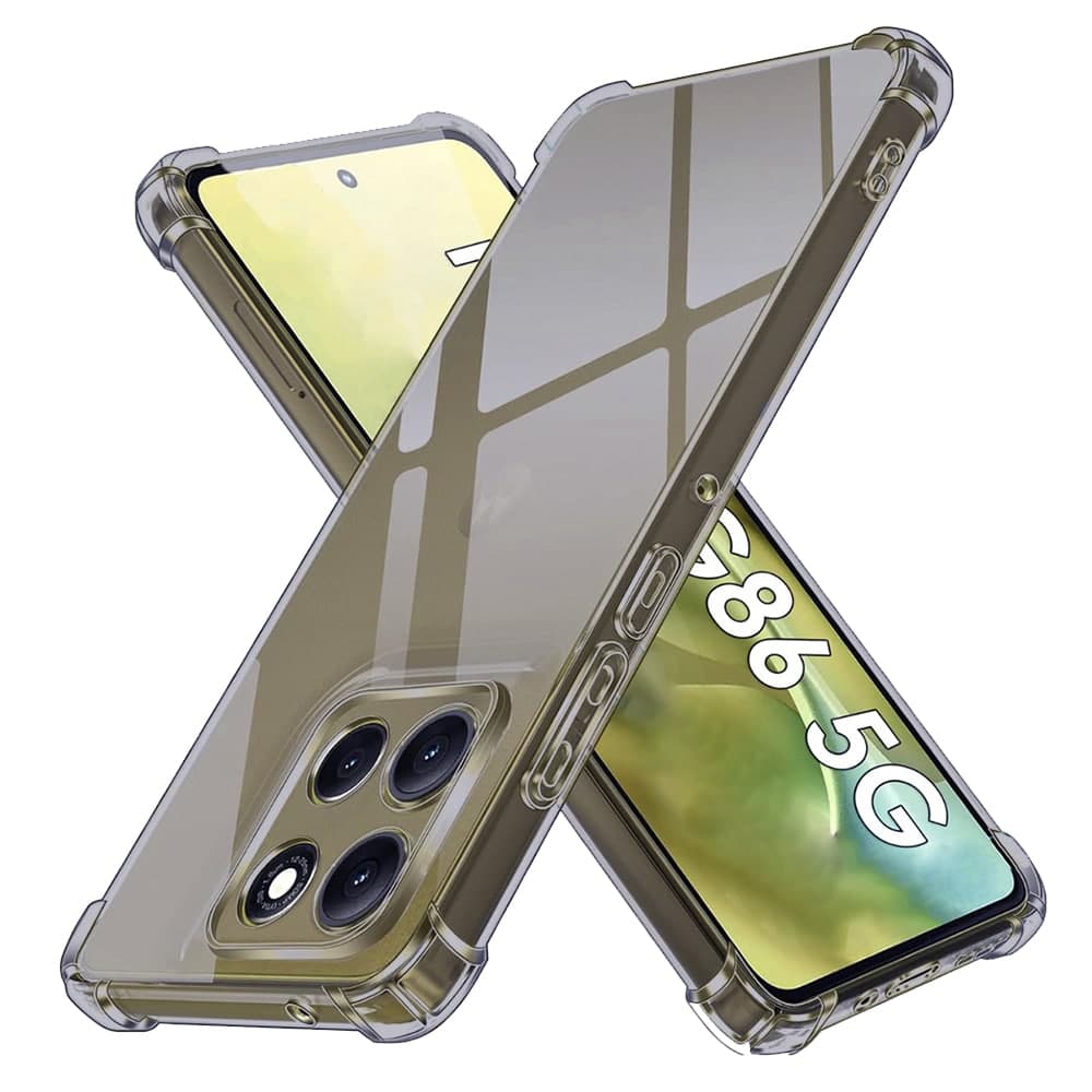 Techsuit Shockproof Clear Silicone - θήκη για Motorola Moto G86 - Διάφανο