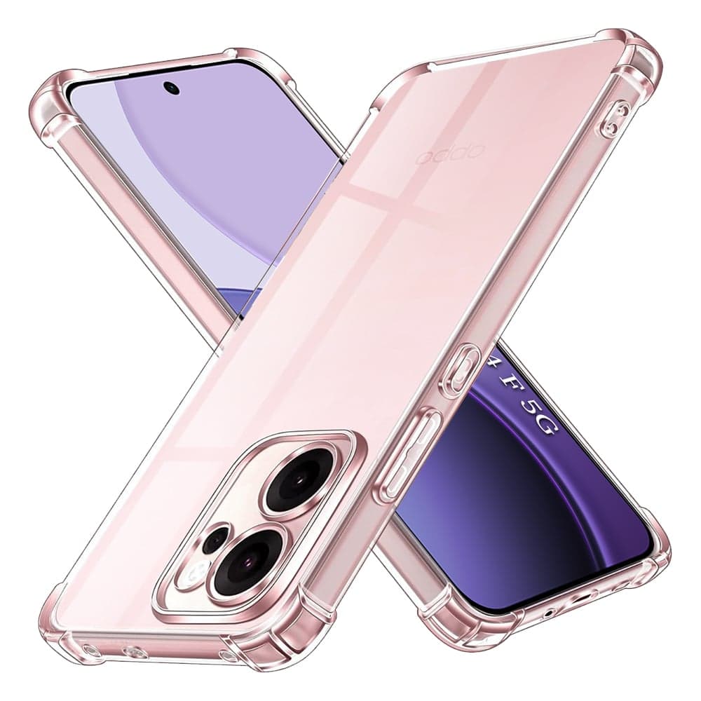 Techsuit Shockproof Clear Silicone - θήκη για Oppo Reno14 F - Διάφανο