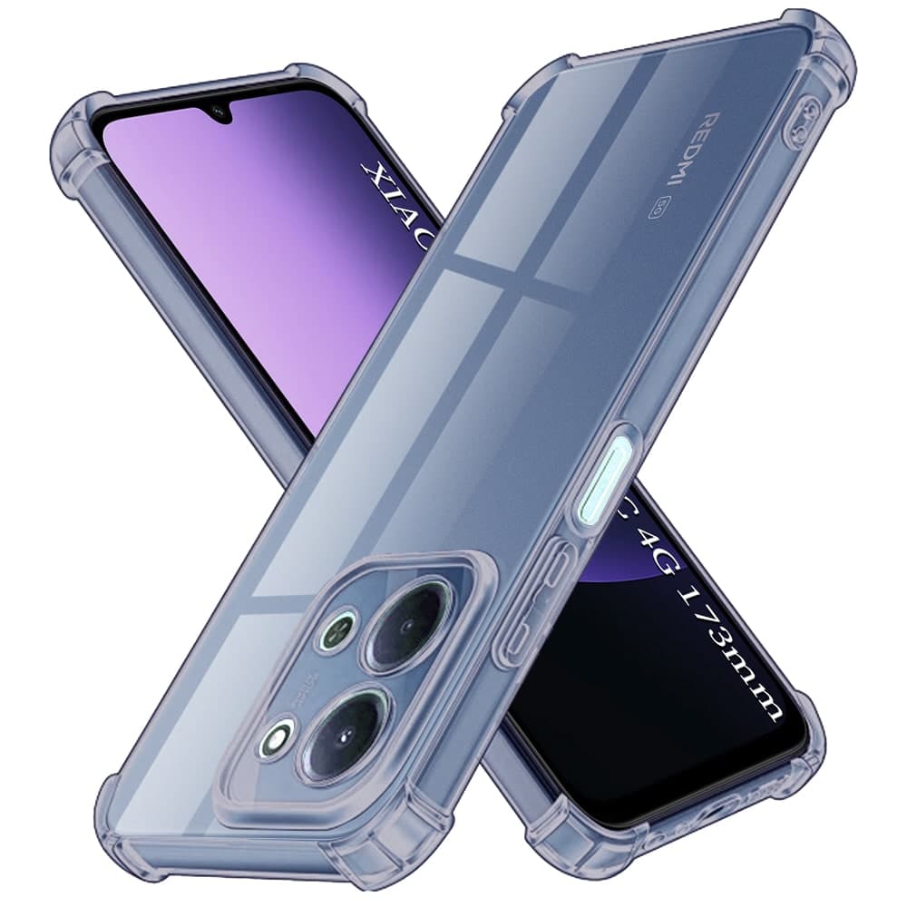 Techsuit Shockproof Clear Silicone - θήκη για Xiaomi Redmi 15C - Διάφανο
