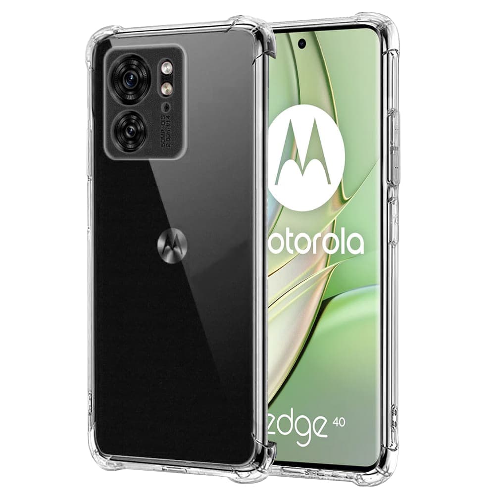 Techsuit Shockproof Clear Silicone - Motorola Edge 40 / (2023) - Διάφανο