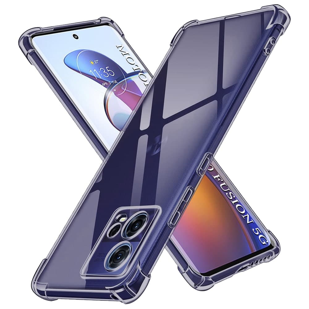 Techsuit Shockproof Clear Silicone - θήκη για Motorola Edge 30 Fusion - Διάφανο