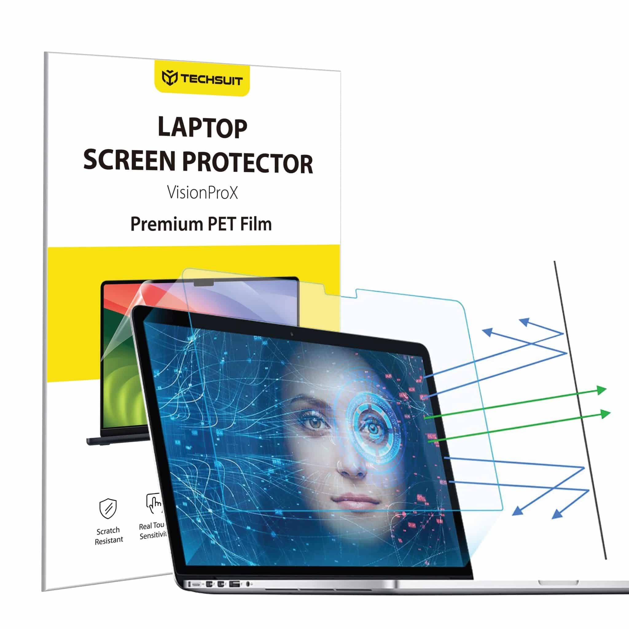 Techsuit -  Visionprox Anti-Blue Light - Macbook Air 15" (2023 / 2024) - Clear
