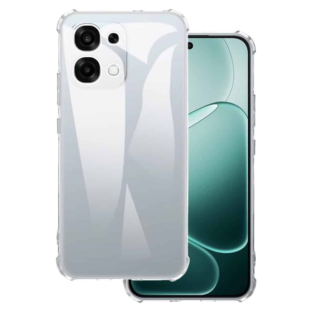 Techsuit Ανθεκτική Διαφανής Σιλικόνη - θήκη για Oppo A6 Pro 4G - Διάφανο