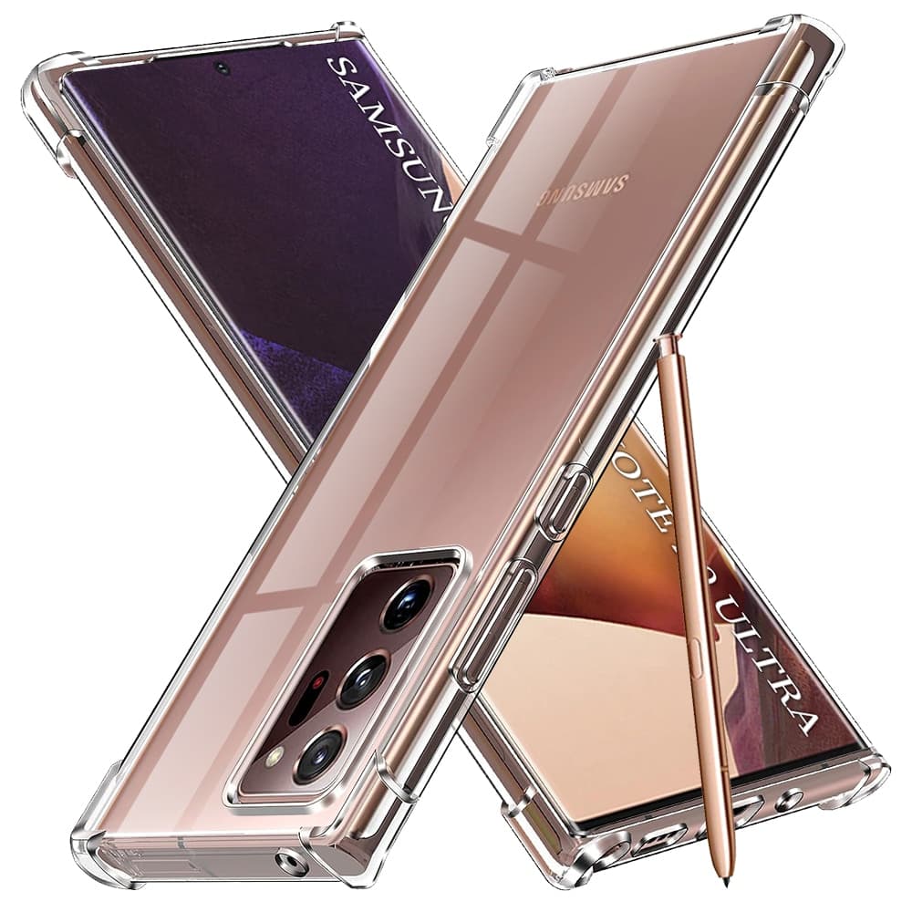 Techsuit Shockproof Clear Silicone - θήκη για Samsung Galaxy Note20 Ultra - Διάφανο
