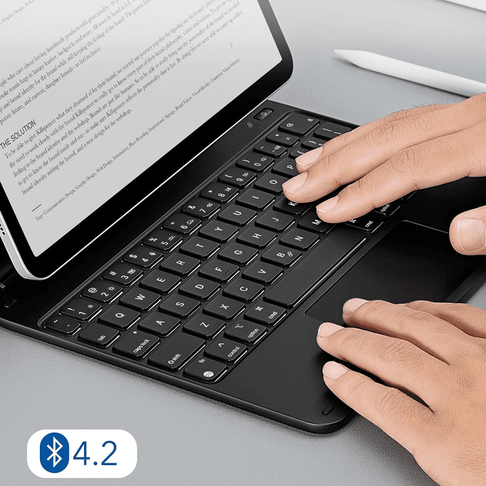 ESR - Μαγνητικό Πληκτρολόγιο Rebound - iPad 10 (2022) 10.9 / 11 (2025) - Μαύρο 4