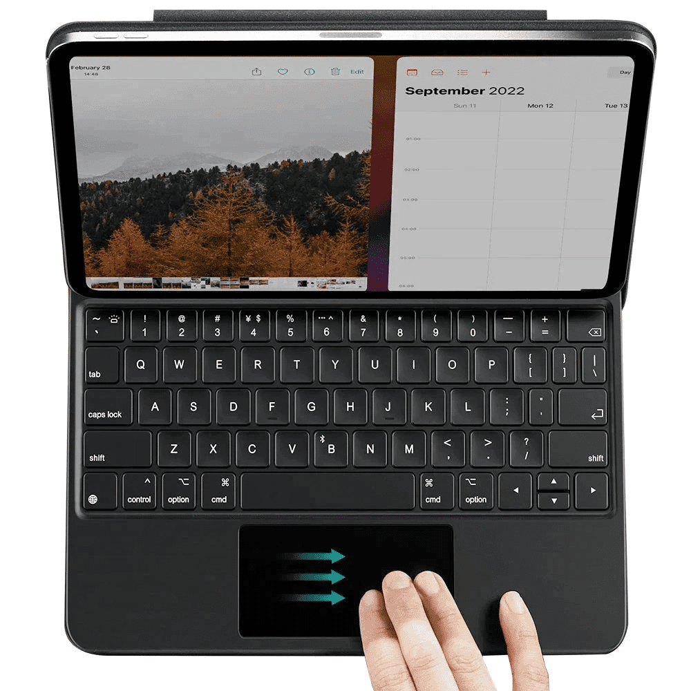 ESR - Μαγνητικό Πληκτρολόγιο Rebound - iPad 10 (2022) 10.9 / 11 (2025) - Μαύρο 2