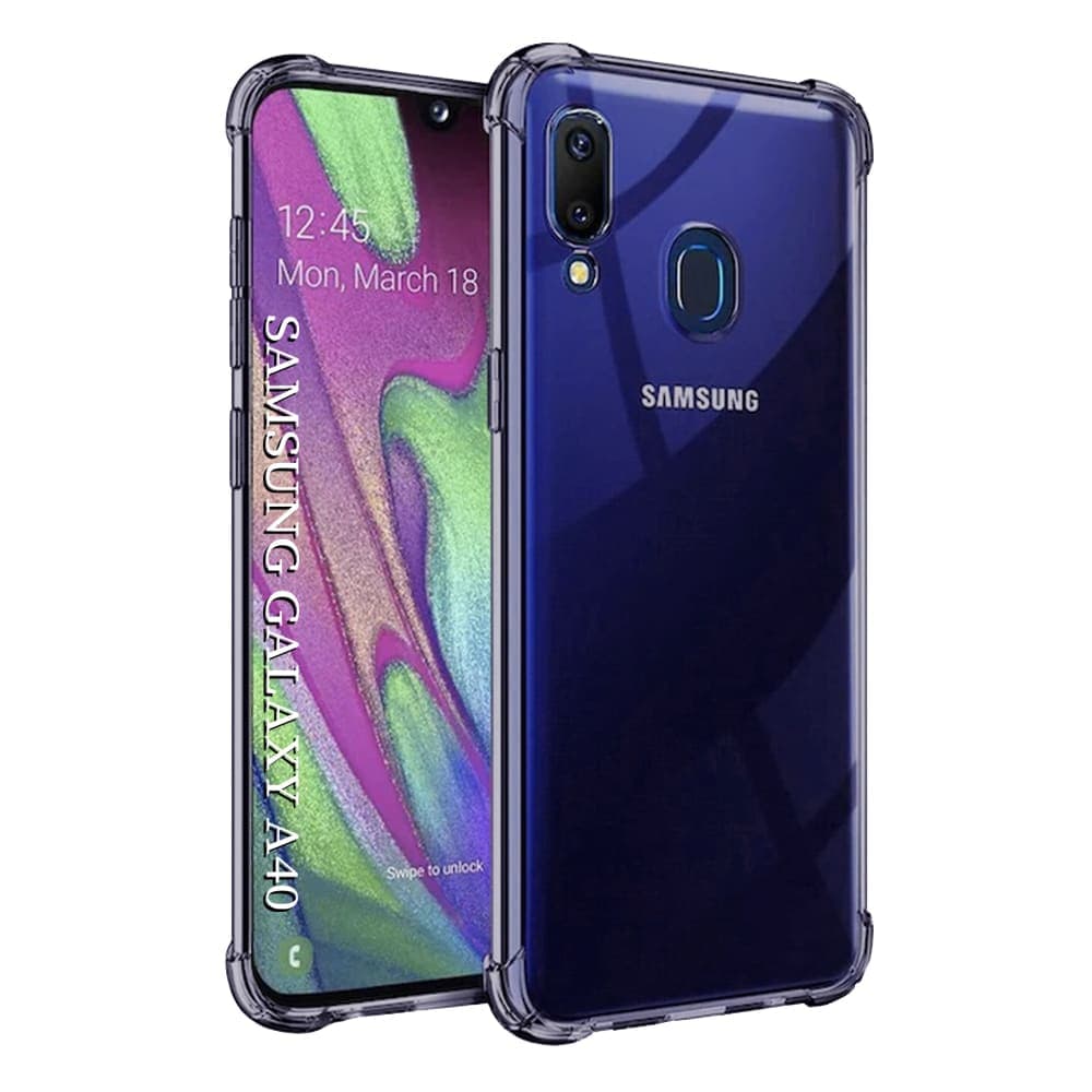Techsuit Shockproof Clear Silicone - θήκη για Samsung Galaxy A40 - Διάφανο