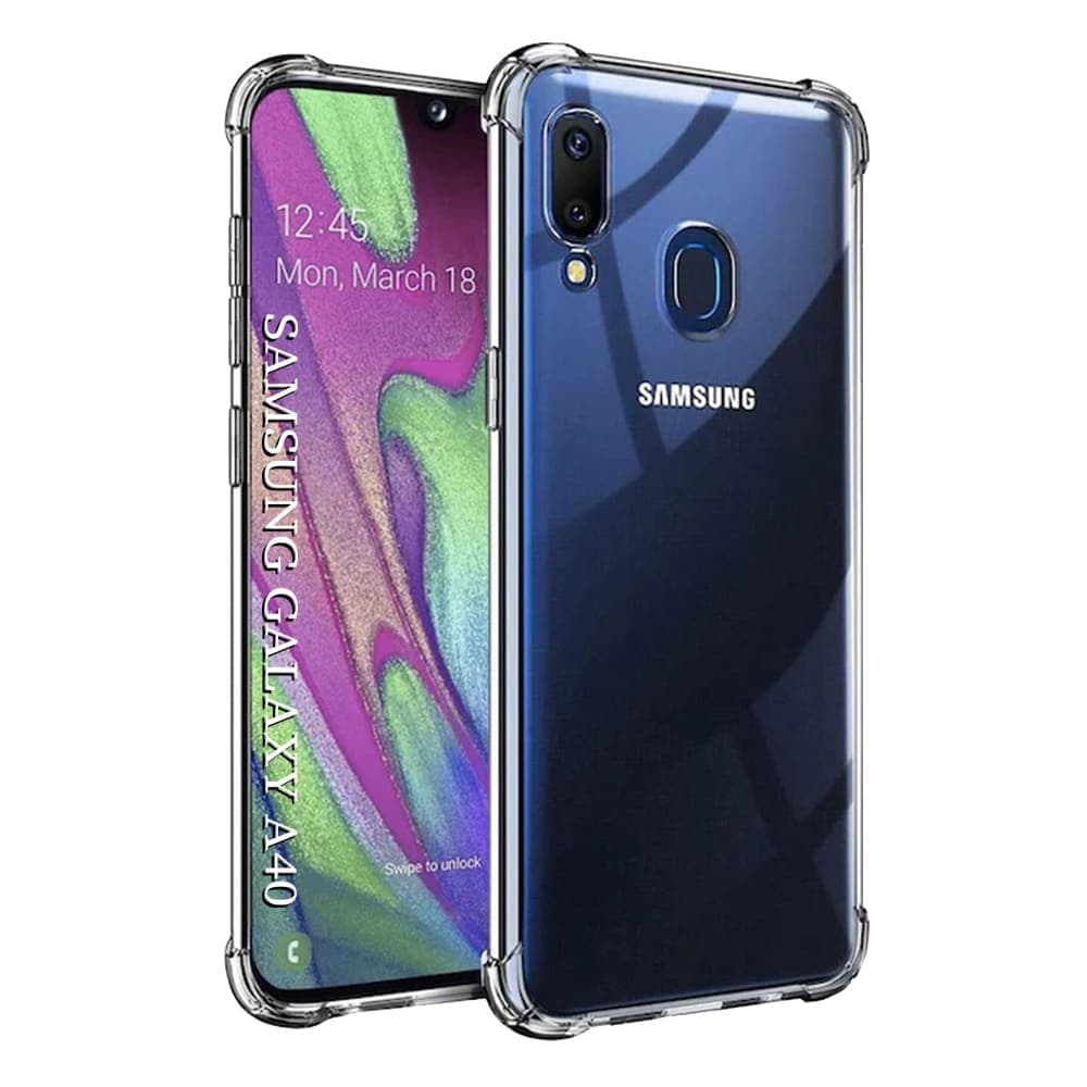 Techsuit Shockproof Clear Silicone - θήκη για Samsung Galaxy A40 - Διάφανο
