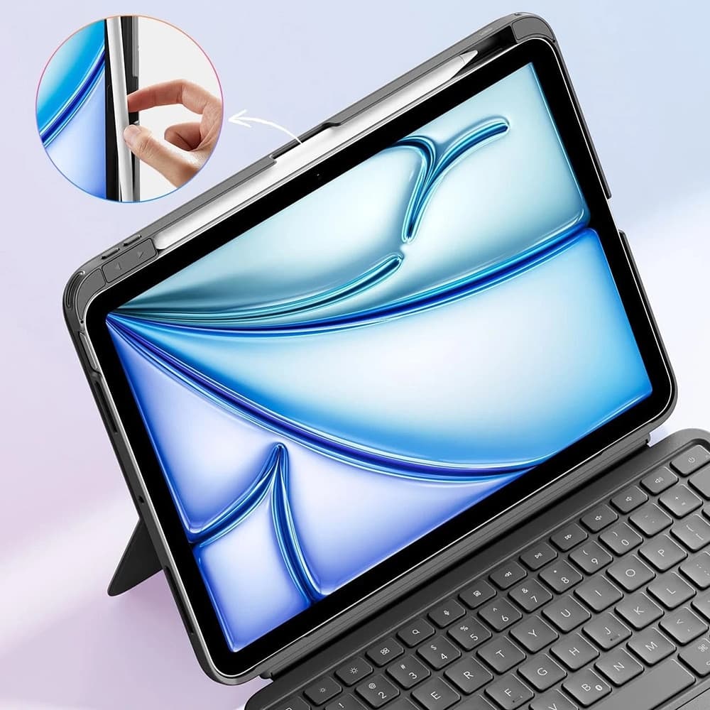 ESR - Flex Keyboard Case - iPad 10 (2022) 10.9 / 11 (2025) - Dark Gray 8