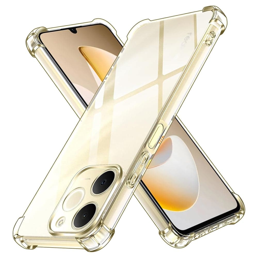Techsuit Shockproof Clear Silicone - θήκη για Realme Note 70T - Διάφανο
