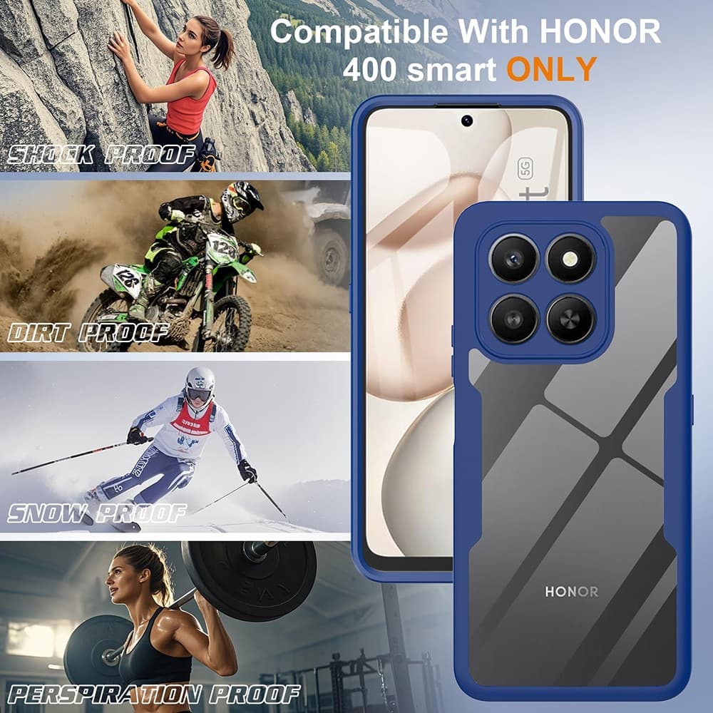Techsuit ColorVerse 360 Series - θήκη για Honor 400 Smart - Μπλε 5