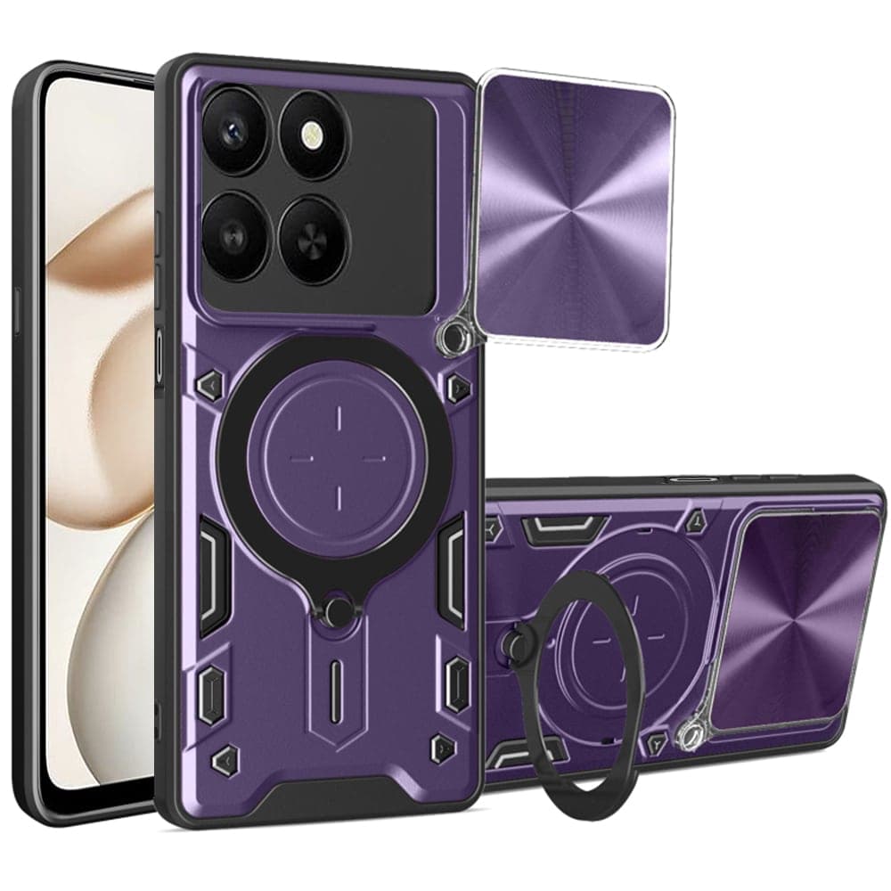 Techsuit CamGuard Pro - θήκη για Honor 400 Smart / 4G X7d - Πολύχρωμο