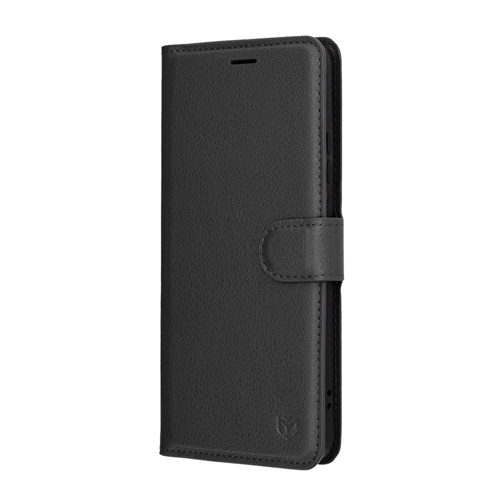 Techsuit Leather Folio - θήκη για Motorola Moto G86 - Μαύρο 4