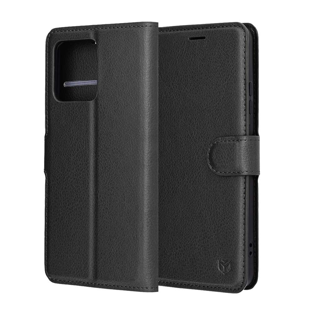 Techsuit Leather Folio - θήκη για Motorola Moto G86 - Μαύρο 6