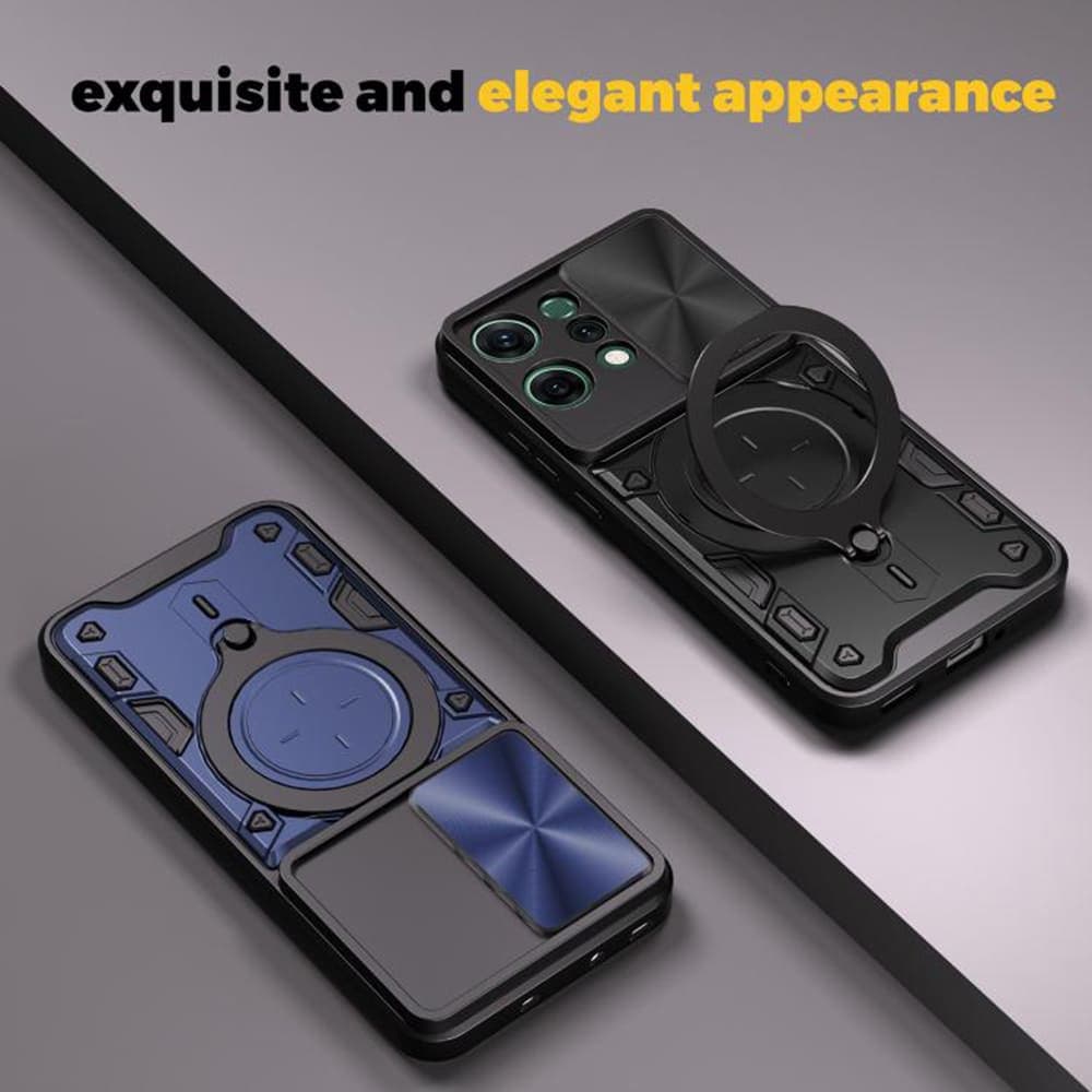 Techsuit CamGuard Pro - θήκη για Oppo Reno14 Pro - Μαύρο 3