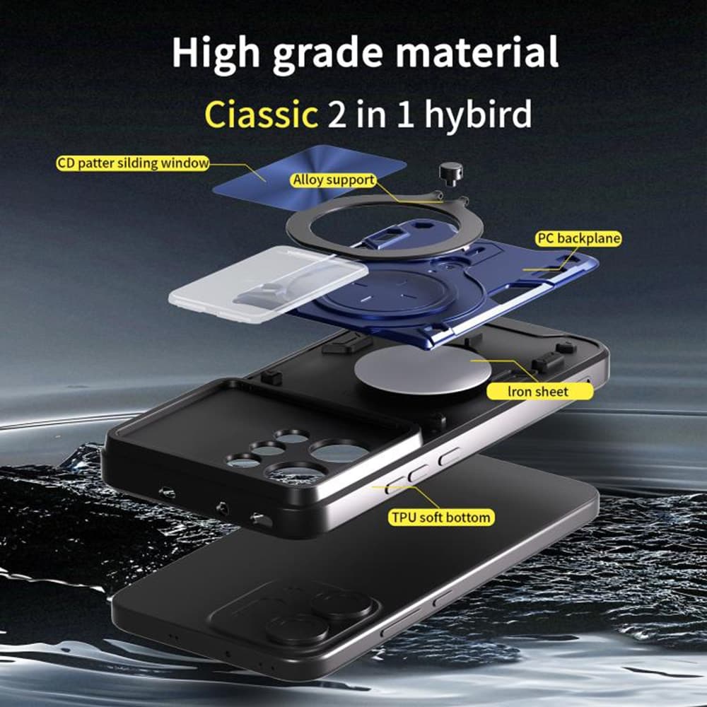 Techsuit CamGuard Pro - θήκη για Oppo Reno14 Pro - Μαύρο 6
