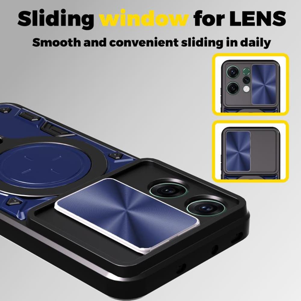 Techsuit CamGuard Pro - θήκη για Oppo Reno14 Pro - Μαύρο 4