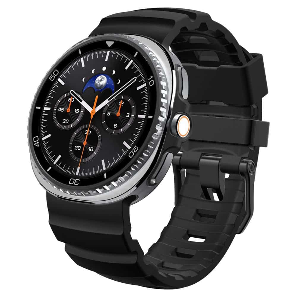 Spigen Watchband (WBS2) - θήκη για Samsung Galaxy Watch8 40mm / 44mm Classic - Μαύρο 6