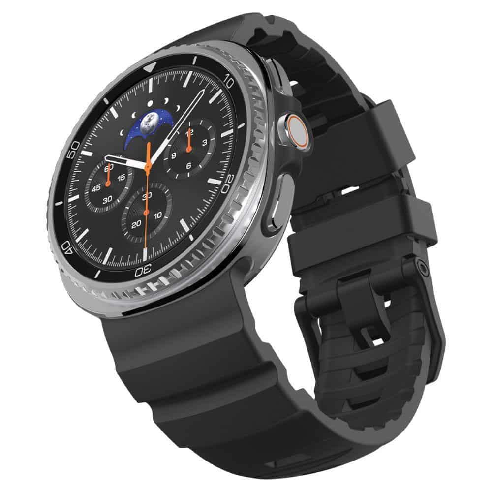 Spigen Watchband (WBS2) - θήκη για Samsung Galaxy Watch8 40mm / 44mm Classic - Μαύρο 4