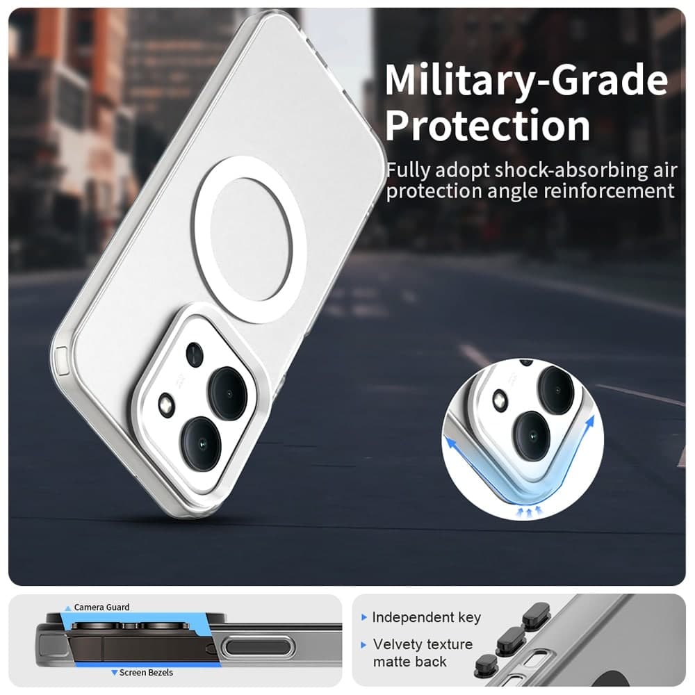 Techsuit CandyCase - θήκη για Xiaomi Redmi 15C / 4G 5G Poco C85 - Λευκό 4