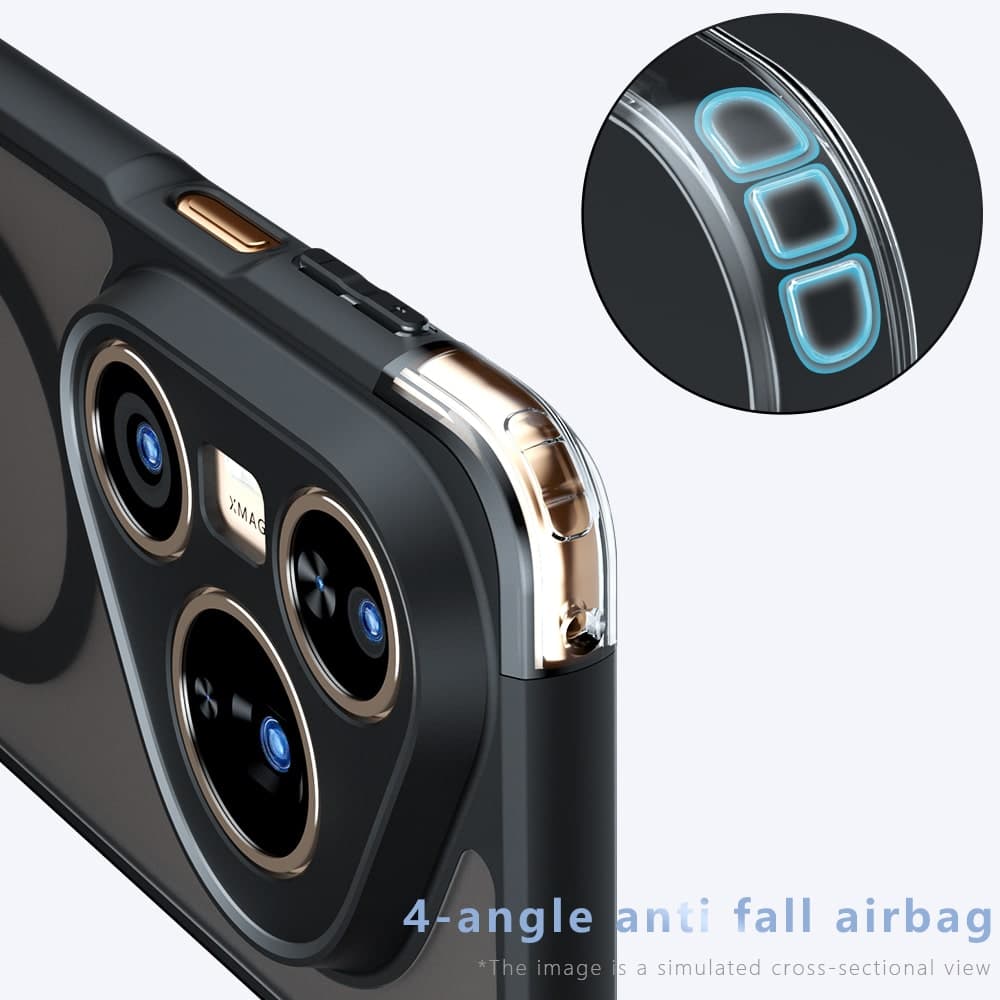 Techsuit PureFrost MagSafe - θήκη για Huawei Pura 80 Ultra - Μαύρο 5