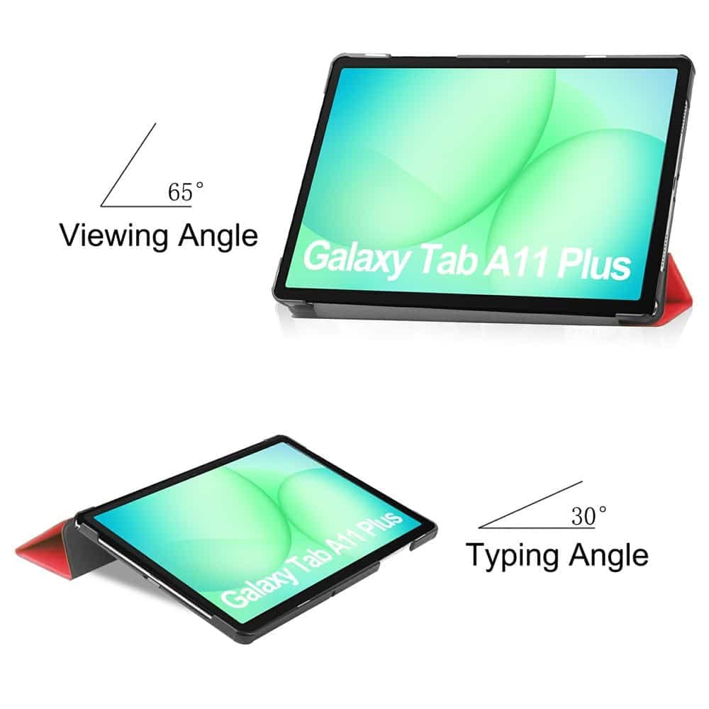 Techsuit - Foldpro - Samsung Galaxy Tab A11 Plus / A9 Plus - Red 5