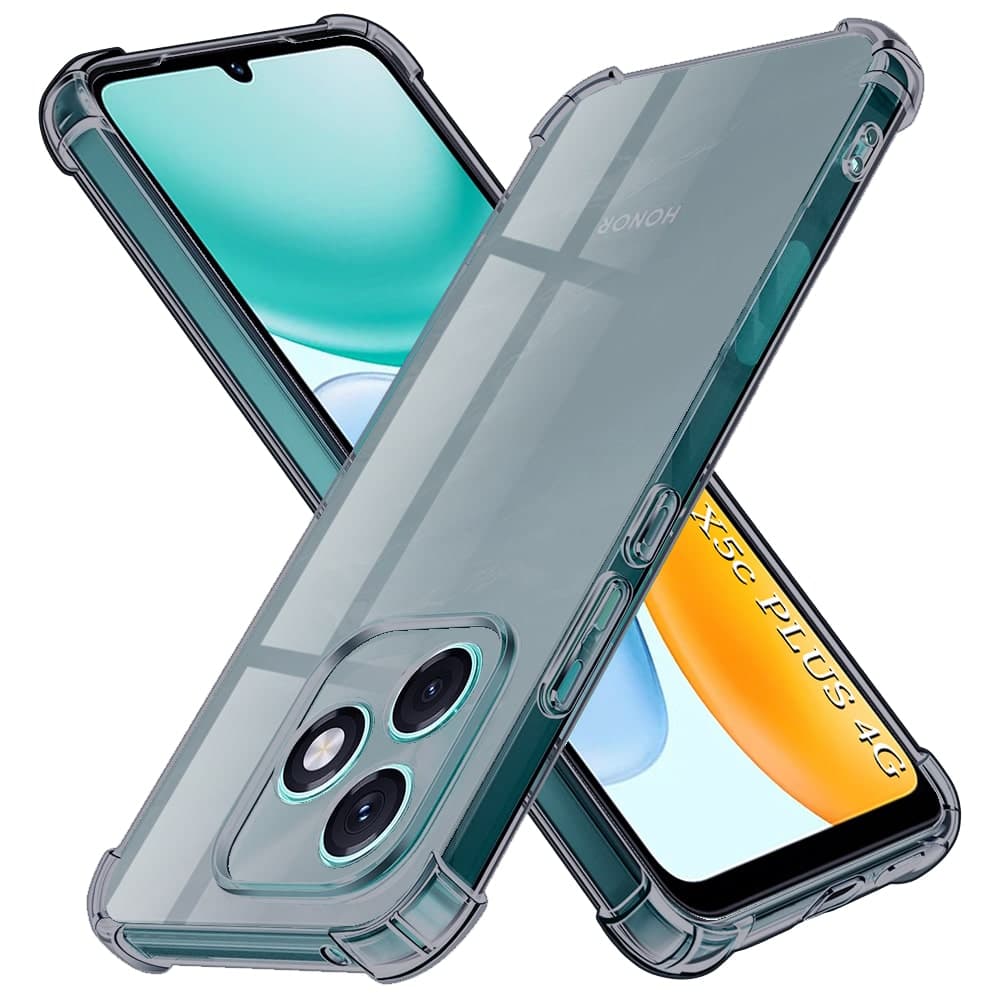 Techsuit Shockproof Clear Silicone - θήκη για Honor X5c Plus - Διάφανο