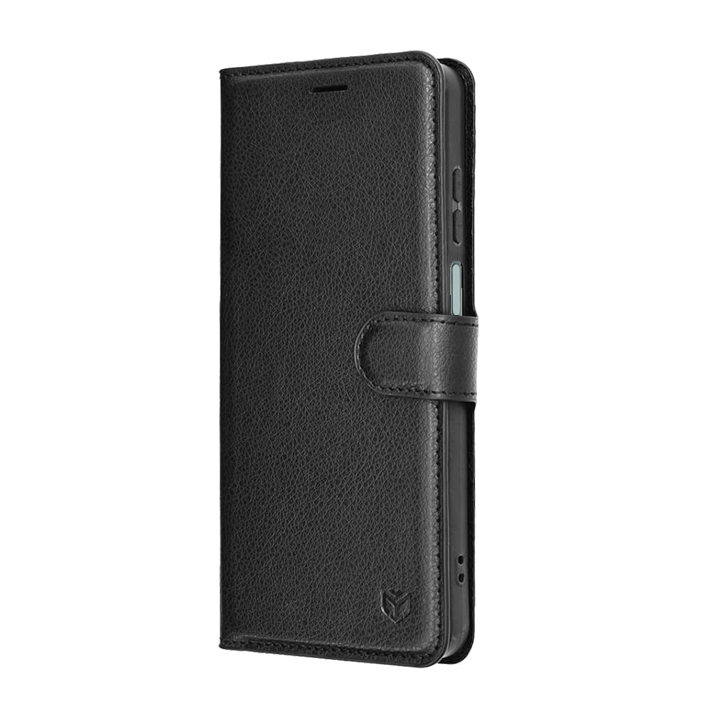 Techsuit Leather Folio - θήκη για Honor X5c Plus - Μαύρο 4