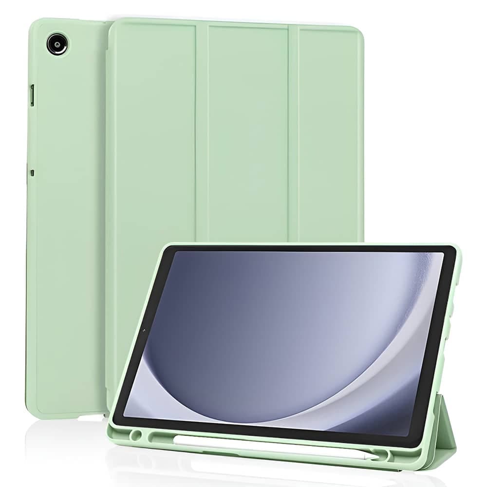Techsuit - Flex Trifold (with Pencil Holder) - Samsung Galaxy Tab A11 / A9 - Matcha Green