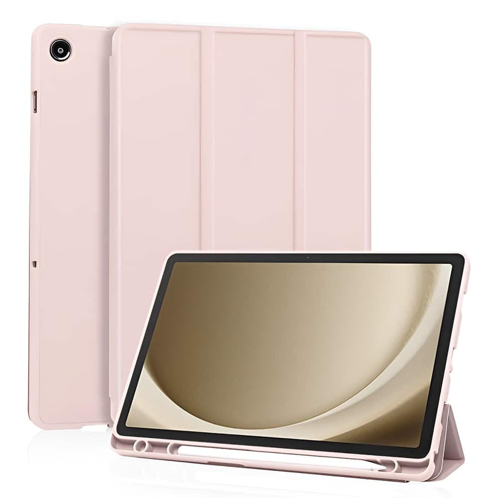 Techsuit - Flex Trifold (with Pencil Holder) - Samsung Galaxy Tab A11 Plus / A9 Plus - Pink