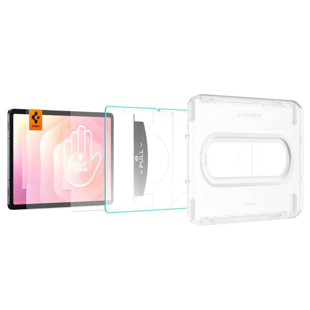 Spigen - Glas.tr Ez-Fit Pro - Samsung Galaxy Tab S11 - Clear 2