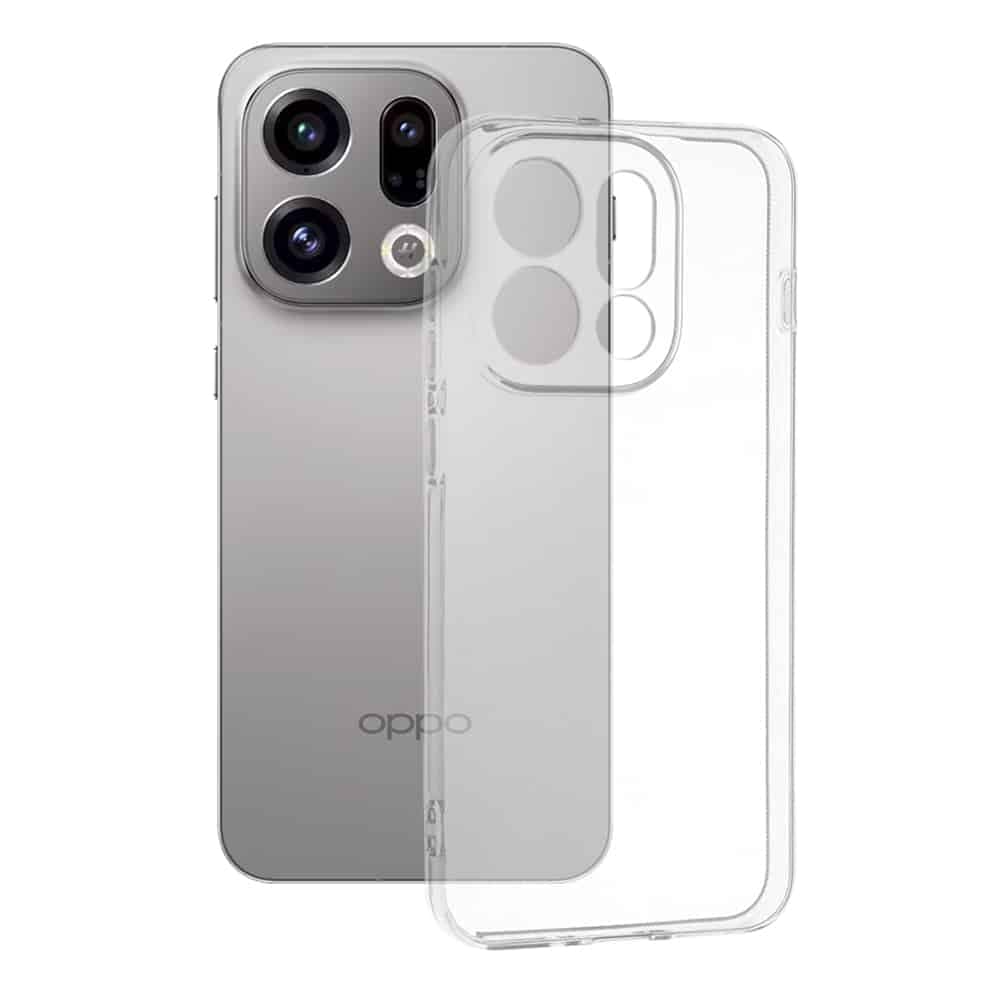 Techsuit Clear Silicone - θήκη για Oppo Find X9 - Διάφανο